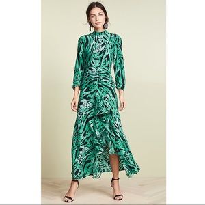 RIXO Lucy Open-Back Animal Print Dress